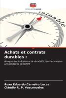 Achats Et Contrats Durables