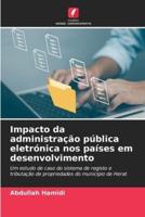 Impacto Da Administração Pública Eletrónica Nos Países Em Desenvolvimento