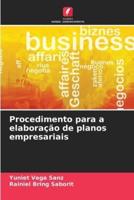 Procedimento Para a Elaboração De Planos Empresariais