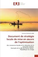 Document De Stratégie Locale De Mise En Oeuvre De L'optimisation