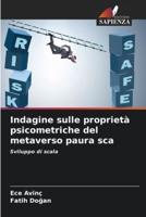 Indagine Sulle Proprietà Psicometriche Del Metaverso Paura Sca