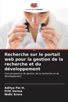 Recherche Sur Le Portail Web Pour La Gestion De La Recherche Et Du Développement