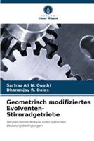 Geometrisch Modifiziertes Evolventen-Stirnradgetriebe