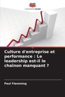 Culture D'entreprise Et Performance