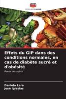Effets Du GIP Dans Des Conditions Normales, En Cas De Diabète Sucré Et D'obésité