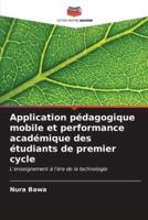 Application Pédagogique Mobile Et Performance Académique Des Étudiants De Premier Cycle