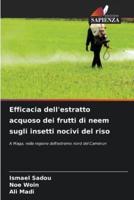 Efficacia Dell'estratto Acquoso Dei Frutti Di Neem Sugli Insetti Nocivi Del Riso