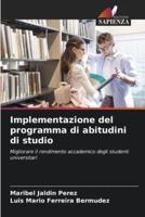 Implementazione Del Programma Di Abitudini Di Studio