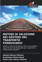Metodi Di Selezione Dei Gestori Del Trasporto Ferroviario