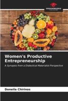 Women's Productive Entrepreneurship