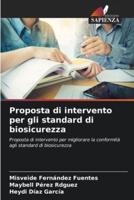 Proposta Di Intervento Per Gli Standard Di Biosicurezza