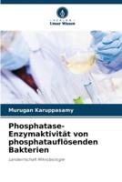 Phosphatase-Enzymaktivität von phosphatauflösenden Bakterien