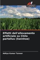 Effetti Dell'allevamento Artificiale Su Chilo Partellus (Swinhoe)