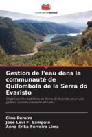 Gestion De L'eau Dans La Communauté De Quilombola De La Serra Do Evaristo