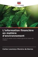 L'information financière en matière d'environnement