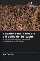 Relazione Tra La Lettiera E Il Carbonio Del Suolo