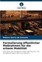 Formulierung Öffentlicher Maßnahmen Für Die Urbane Mobilität