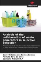 Analysis of the Collaboration of Waste Generators in Selective Collection