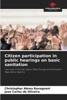Citizen Participation in Public Hearings on Basic Sanitation