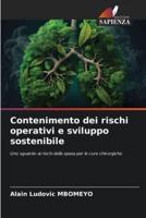 Contenimento Dei Rischi Operativi E Sviluppo Sostenibile