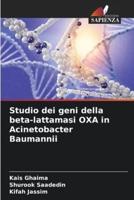 Studio Dei Geni Della Beta-Lattamasi OXA in Acinetobacter Baumannii