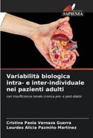 Variabilità Biologica Intra- E Inter-Individuale Nei Pazienti Adulti