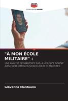 "À Mon École Militaire"