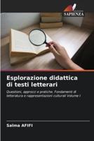 Esplorazione Didattica Di Testi Letterari