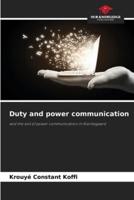 Duty and Power Communication