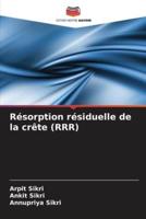 Résorption Résiduelle De La Crête (RRR)