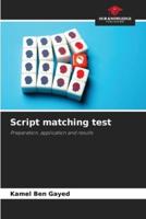 Script Matching Test