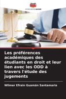 Les Préférences Académiques Des Étudiants En Droit Et Leur Lien Avec Les ODD À Travers L'étude Des Jugements