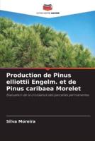 Production De Pinus Elliottii Engelm. Et De Pinus Caribaea Morelet