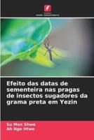 Efeito Das Datas De Sementeira Nas Pragas De Insectos Sugadores Da Grama Preta Em Yezin