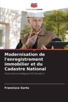 Modernisation De L'enregistrement Immobilier Et Du Cadastre National