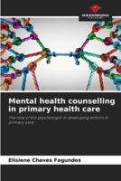 Mental Health Counselling in Primary Health Care