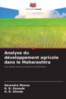 Analyse Du Développement Agricole Dans Le Maharashtra