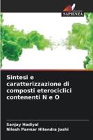 Sintesi E Caratterizzazione Di Composti Eterociclici Contenenti N E O