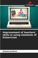 Improvement of Teachers' Skills in Using Elements of Historicism