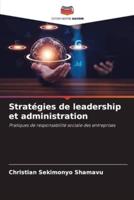 Stratégies De Leadership Et Administration