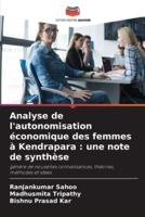 Analyse De L'autonomisation Économique Des Femmes À Kendrapara