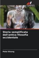 Storia Semplificata Dell'antica Filosofia Occidentale