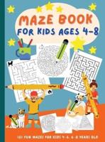 Maze Book for Kids Ages 4-8