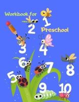 Workbook for Preschool : Kindergarten and Kids Trace Numbers Workbook for Preschool Kindergarten Number Tracing Practice Book Beginner ... with Number Tracing number tracing book 1-50