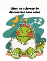 Libro De Colorear De Dinosaurios Para Niños