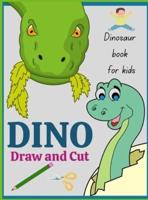 Dinosaur Book for Kids DINO Draw and Cut