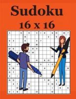 16 x 16 Mega Sudoku: Perfekt, um Gedächtnis, Logik zu verbessern und den Geist scharf zu halten!