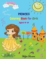 Princess Coloring Book for Girls