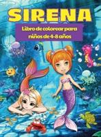 Libro Para Colorear De Sirenas Para Niños De 4 a 8 Años