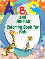 ABC and Animals Coloring Book for Kids